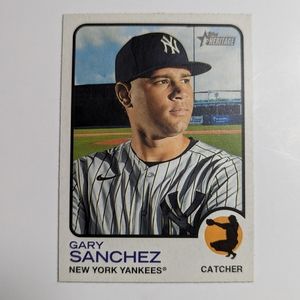 Gary Sanchez - 2022 Topps Heritage baseball card